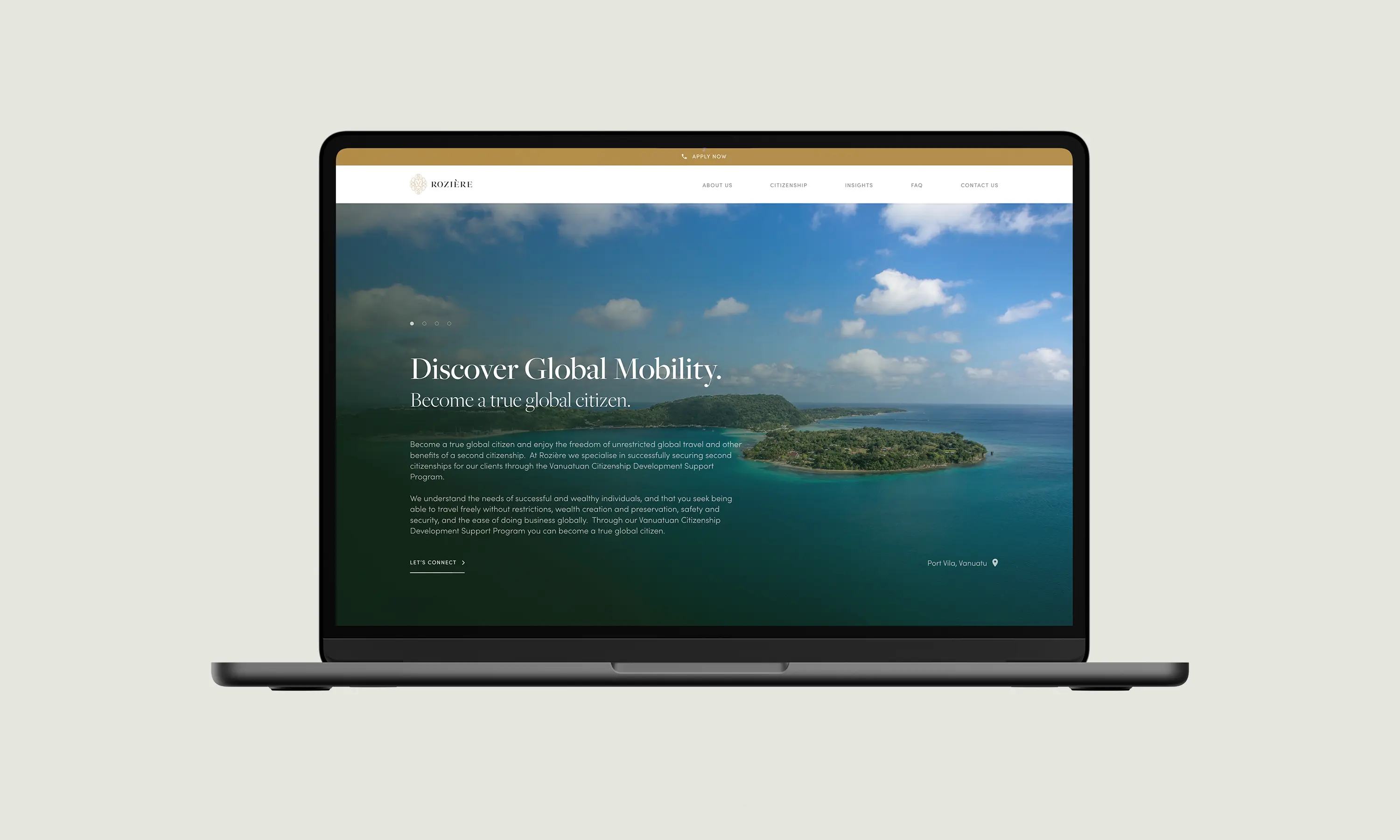 rozière global site internet vanuatu citoyenneté par investissement